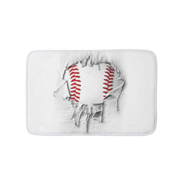 Tapete De Banheiro Torn Baseball (frente)