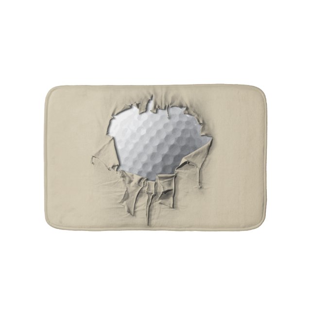 Tapete De Banheiro Torn Golf Ball (frente)