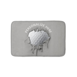 Tapete De Banheiro Torn Golf Ball Mat