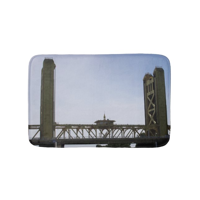 Tapete De Banheiro Torre Bridge Bath Mat (frente)