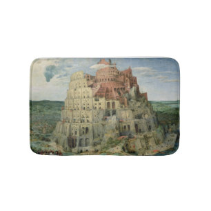 Tapete De Banheiro Torre de Babel