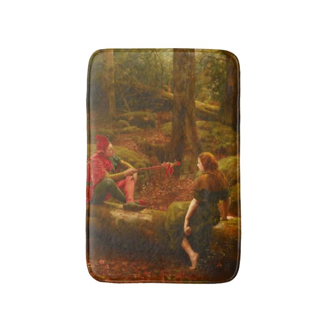 Tapete De Banheiro Touchstone and Audrey (In the Forest of Arden) (Frente Vertical)