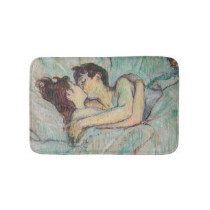 Tapete De Banheiro Toulouse-Lautrec - Na Cama, O Beijo