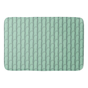 Tapete De Banheiro Trapéus para bambu Patente Minimalista Ininterru