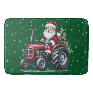 Tapete De Banheiro Trator Papais noeis Bath Mat