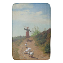 Tapete De Banheiro Trazendo para casa o bando de gansos (por Paul Pee