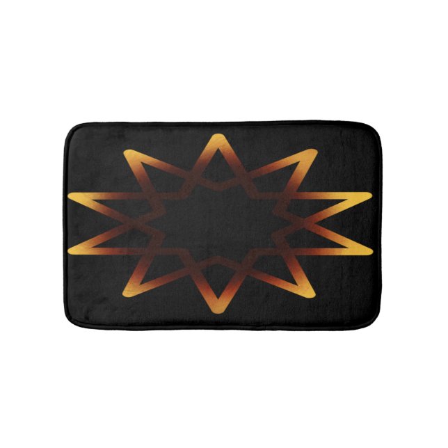 Tapete De Banheiro Tree Of Life Fiery Orange Symbol (frente)