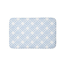 Treliça de Bambu Azul e Branco