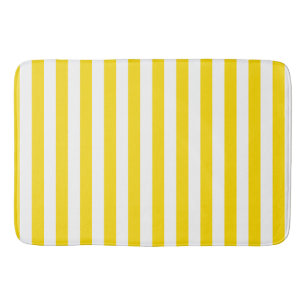 Tapete De Banheiro Trendy Elegant Yellow White Strips Modern