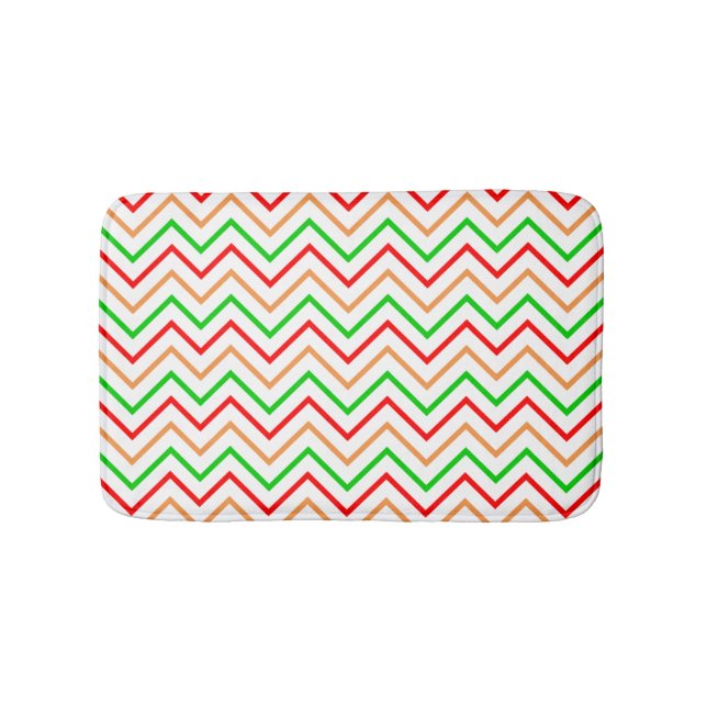 Tapete De Banheiro Trendy Light Chevron Pattern (frente)