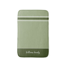 Tapete De Banheiro Trendy Muted Sage - Stripes Bath Mat
