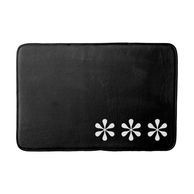 Tapete De Banheiro Três asteriscos (Frente)