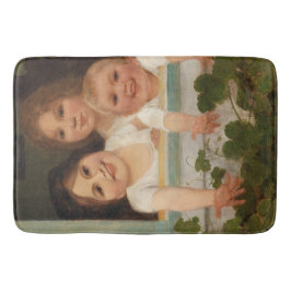 Tapete De Banheiro Três crianças na janela