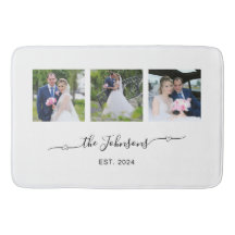 Três Foto de Casamento Assinatura de Swash Cardíac