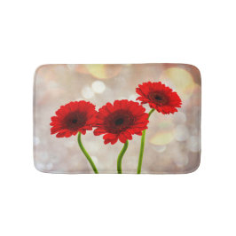 Tapete De Banheiro Três Pequenas Gerberas Bath Mat