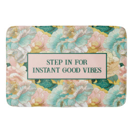Tapete De Banheiro Tropical Floral Bath Mat