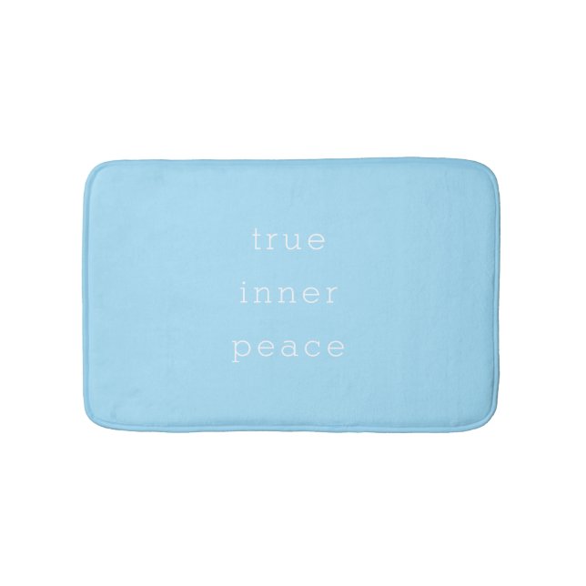 Tapete De Banheiro True Inner Peace Minimal Bath Mat (frente)