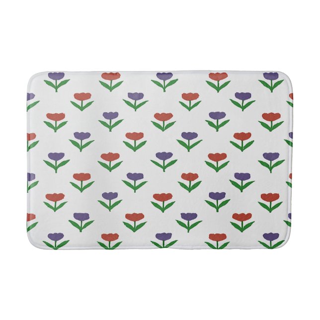 Tapete De Banheiro Tulip Bath Mat Colorida (Frente)