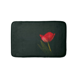 Tapete De Banheiro Tulip Vermelho solteiro
