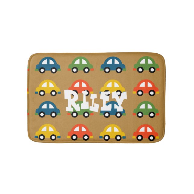 Tapete De Banheiro Túmulo de banheiro para carros castanhos (frente)