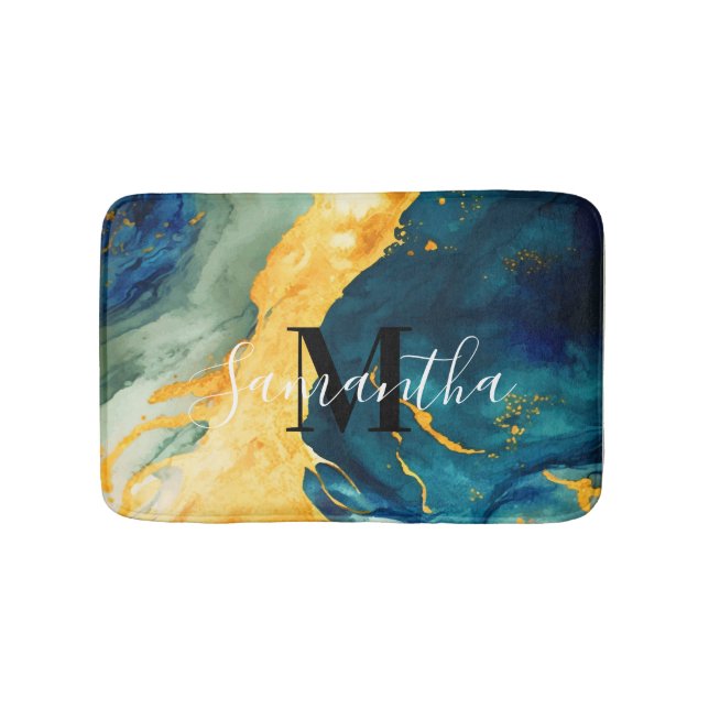 Tapete De Banheiro Turquesa (frente)