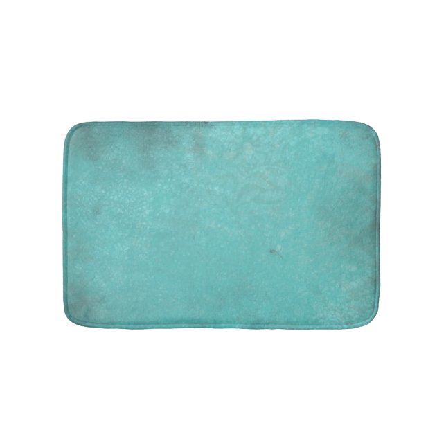 Tapete De Banheiro Turquesa russa Vintage | Bath Mat (frente)