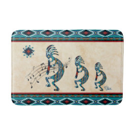 Tapete De Banheiro Turquoise Kokopelli Bath Mat