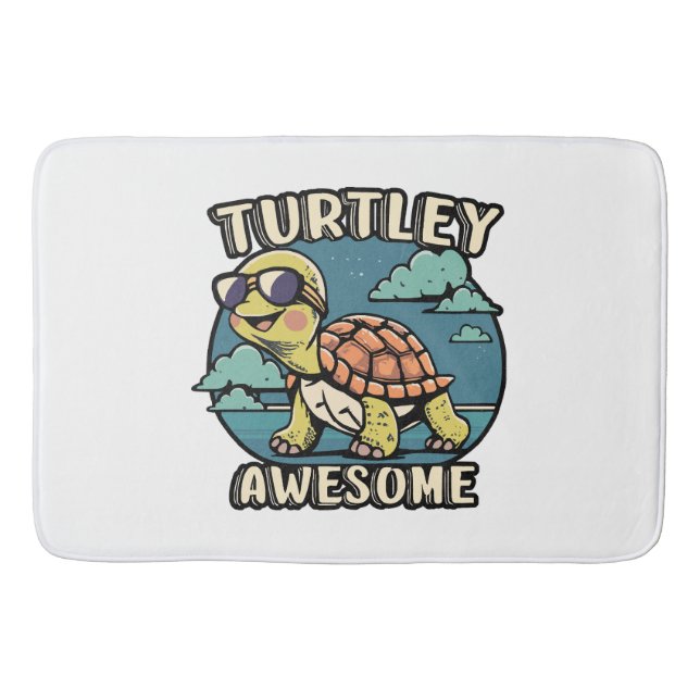 Tapete De Banheiro Turtley Incrível  (Frente)