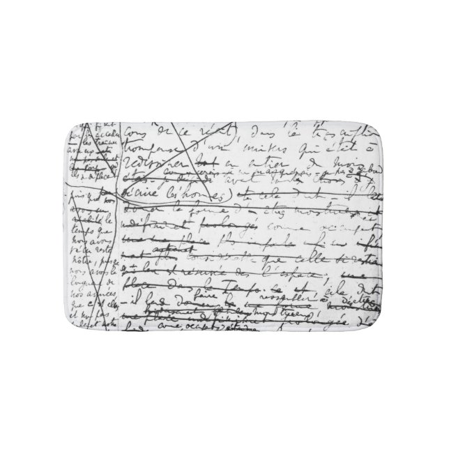 Tapete De Banheiro Última página 'de um la Pesquisa du Temps Perdu' (frente)