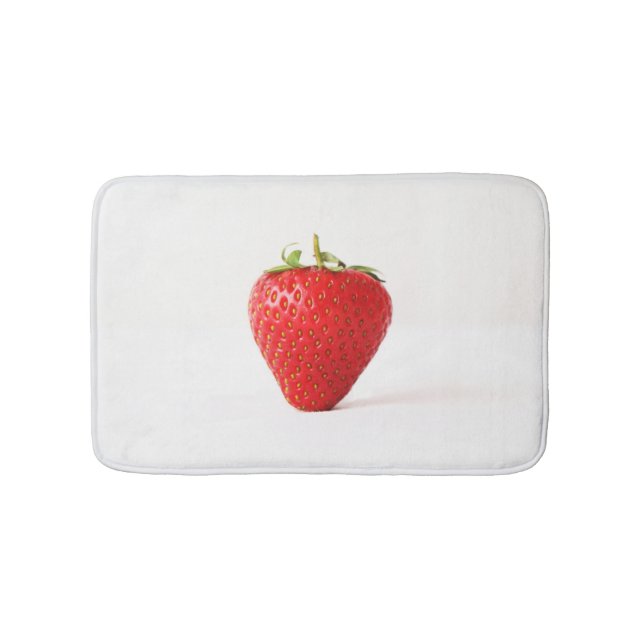 Tapete De Banheiro Um bmcnm de morango Vermelho (frente)
