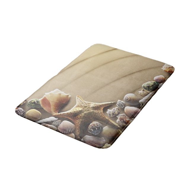 Tapete De Banheiro Um grupo dos Seashells (Angulado)