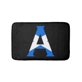 Tapete De Banheiro Um Monograma sobreposto à Scottish Flag bmcnt