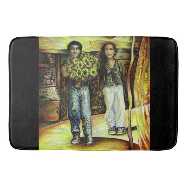 Tapete De Banheiro Uma Fase de ChapeI Sistina de um ChaIIenge (Frente)