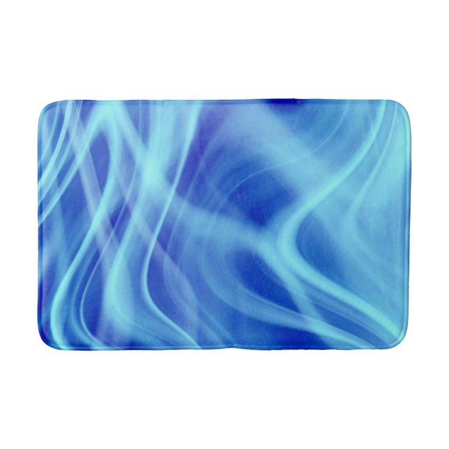 Tapete De Banheiro Uma Névoa Azul Mística (Frente)