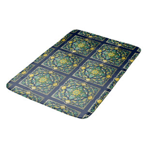 Tapete De Banheiro 💛💚💙 Uma Obra-Prima Única em Azulejo