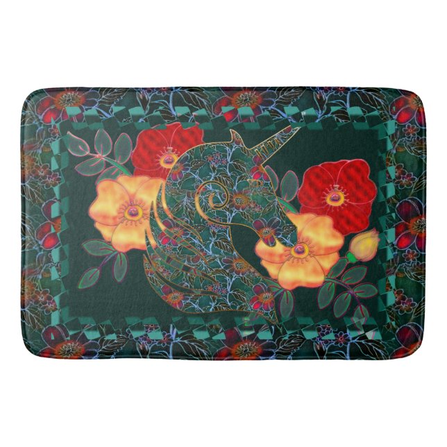 Tapete De Banheiro Unicorn Tapeçaria (Frente)