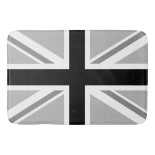 Tapete De Banheiro Union Jack monocromático/design da bandeira