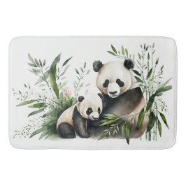 Tapete De Banheiro Urso De Panda Com Cubo