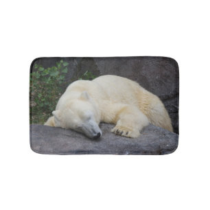 Tapete De Banheiro Urso Polar Dormindo