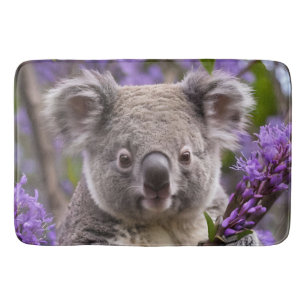 Tapete De Banheiro Urso Purple Jacaranda Koala