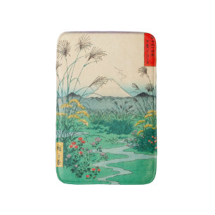 Tapete De Banheiro Utagawa Hiroshige - Planície de Otsuki na provínci