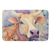 Vaca em Aquarela Bubbly Soft