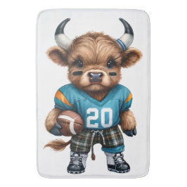 Tapete De Banheiro Vacas e Futebol das Highland