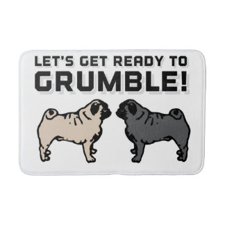 Tapete De Banheiro Vamos se prepara para resmungar