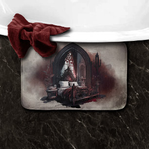 Tapete De Banheiro Vampy Boudoir Suíte Gothic Red Victorian Bedroom
