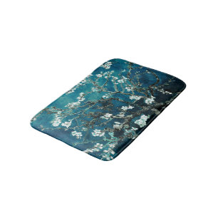 Tapete De Banheiro Van Gogh Almond Blossoms Dark Teal