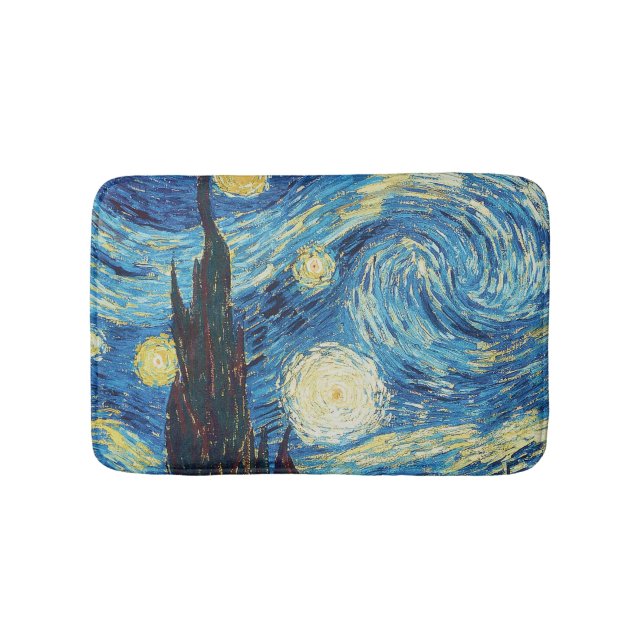 Tapete De Banheiro Van Gogh Starry Night Classism Arte (frente)