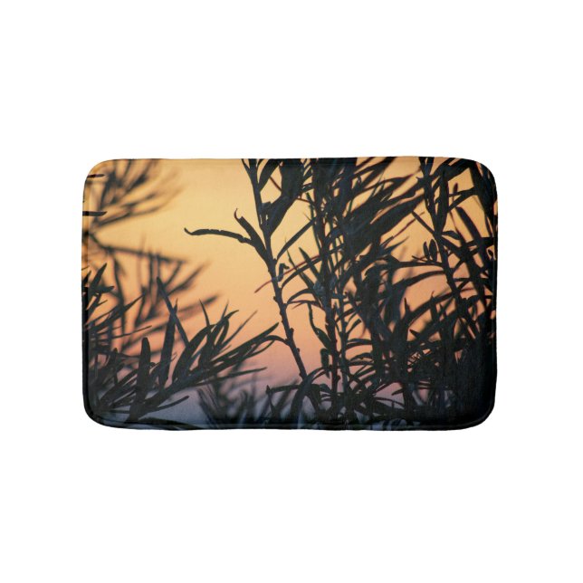 Tapete De Banheiro Vegetação no pôr do sol (frente)