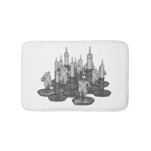 Tapete De Banheiro Velas