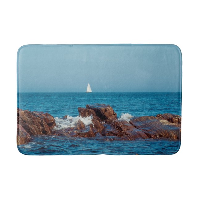 Tapete De Banheiro Velejando o Atlântico (Frente)